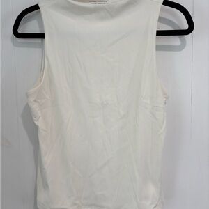 Tahari Cream Sleeveless Tank Top